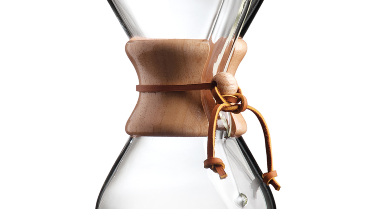 CHEMEX Pour-Over Glass Coffeemaker – Classic Series – 6-Cup
