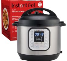 Instant Pot Duo 7-in-1 Electric Pressure Cooker, Slow Cooker, Rice Cooker, Steamer, Sauté, Yogurt Maker, Warmer & Sterilizer, Includes App With Over 800 Recipes, Stainless Steel, 6 Quart