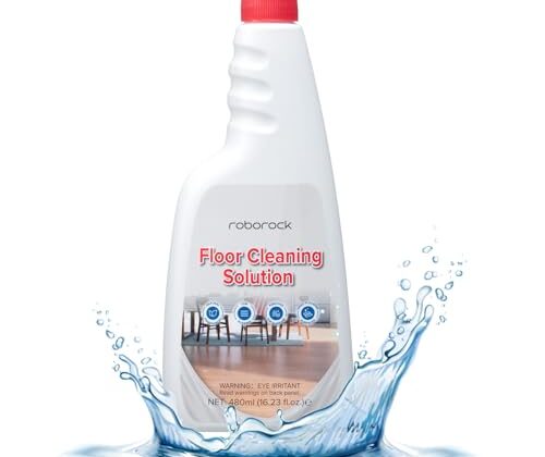 roborock Official Floor Cleaning Solution, Floor Cleaner for Hardwood Tile Hardfloor, Compatible Robot Vacuums with Mopping and Wet Dry Vacuum, 16.2 FL OZ, Dilution Ratio 1:200